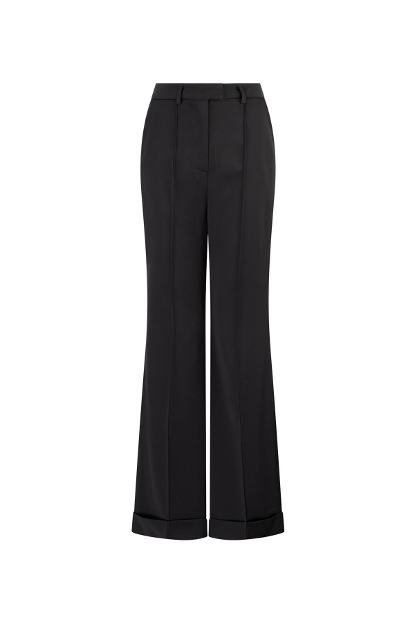 CURAAE Hazel Fit Flare Trouser In Black