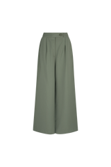 Houston Wide Leg Pants in Green product shot