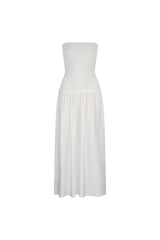 Lex Strapless Maxi Dress in White product shot