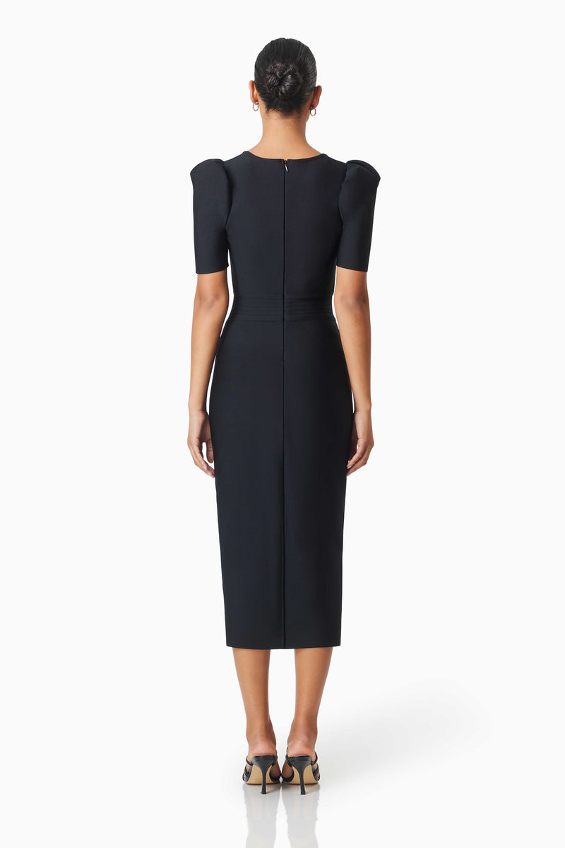 Neoma Midi Dress in Black