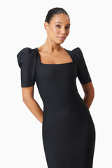 Neoma Midi Dress in Black