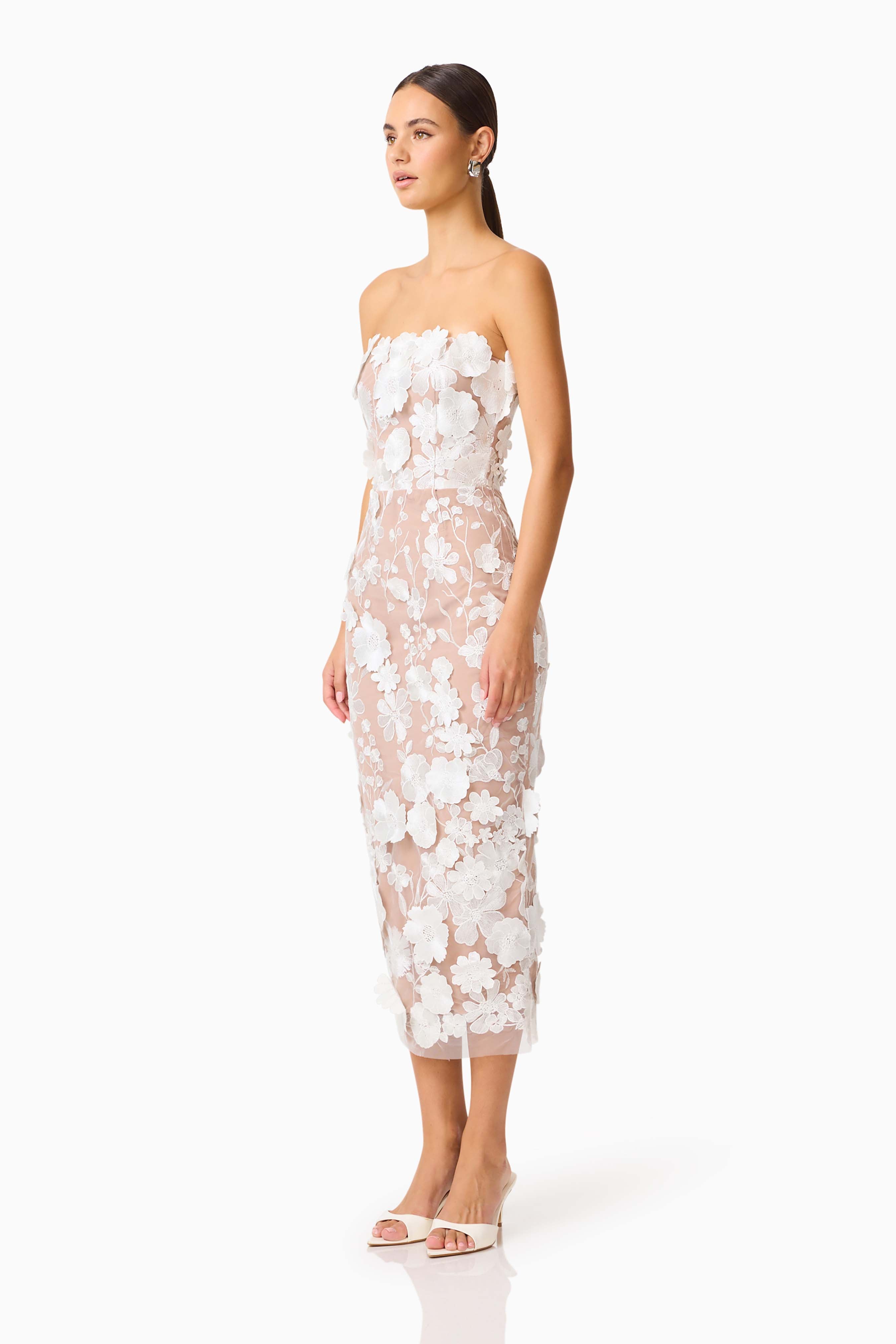 ELLIATT - Helena Strapless Midi Dress