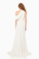 Isadora Off The Shoulder Maxi Gown in Ivory