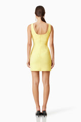 Nola Party Dress Yellow