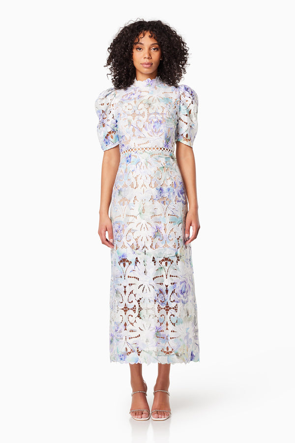 $2,595 Brandon Maxwell Women's White Ellery Jersey Midi Dress Size