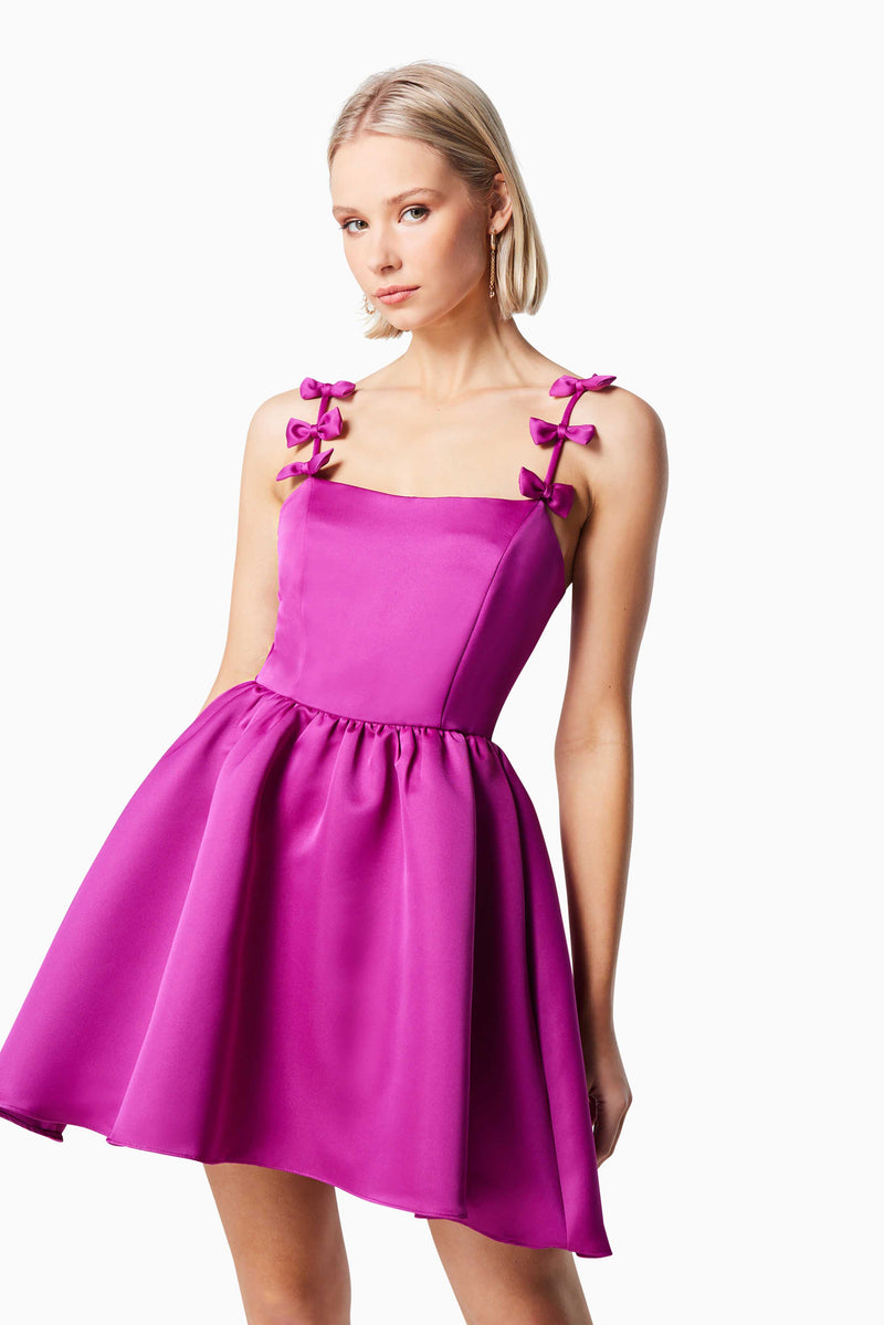 Enchantment Mini Dress In Purple