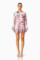 Solitude Satin Floral Shirt