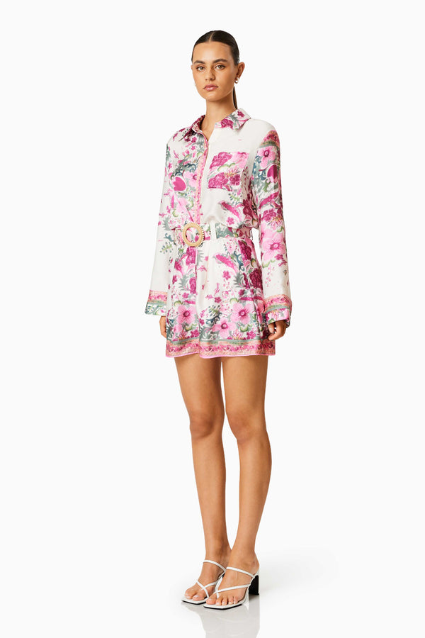 Solitude Satin Floral Shirt