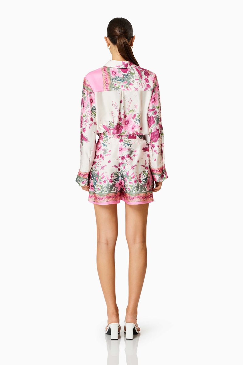 Solitude Satin Floral Shirt