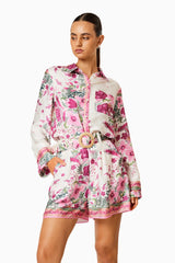 Solitude Satin Floral Shirt