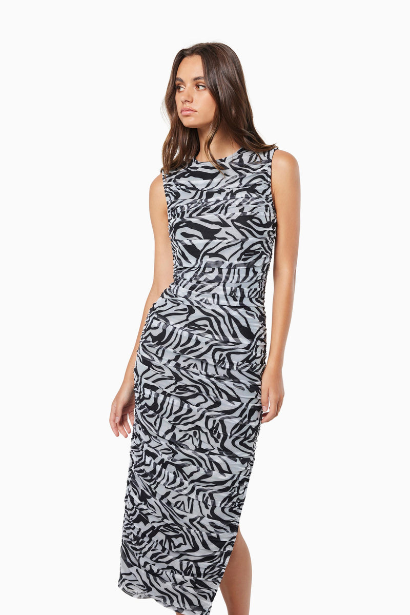 Bernadette Dress Black & White