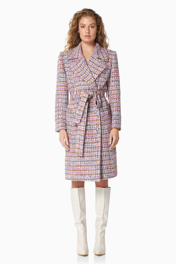 Chapelle Coat In Purple