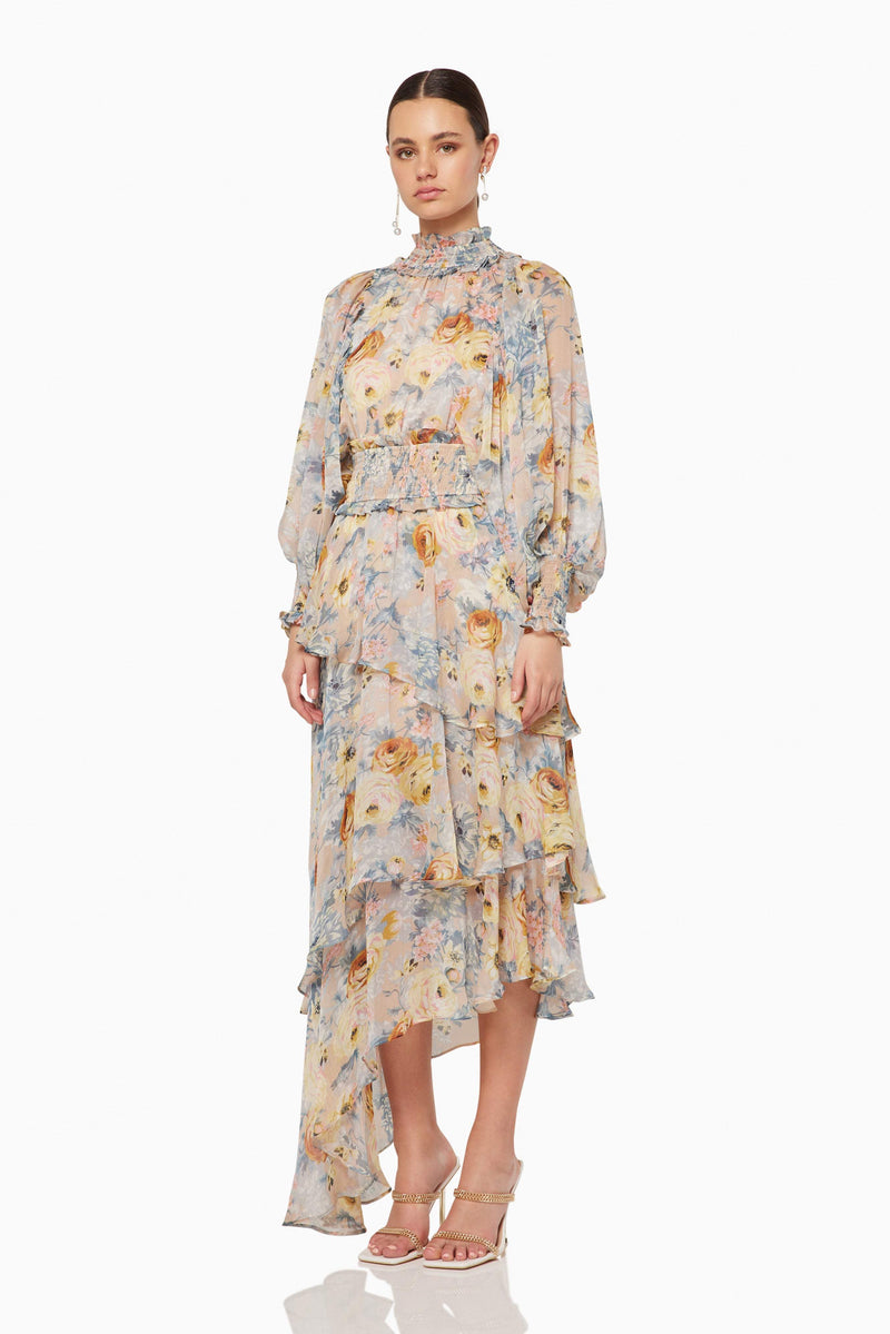 ASTRID MIDI DRESS MULTI